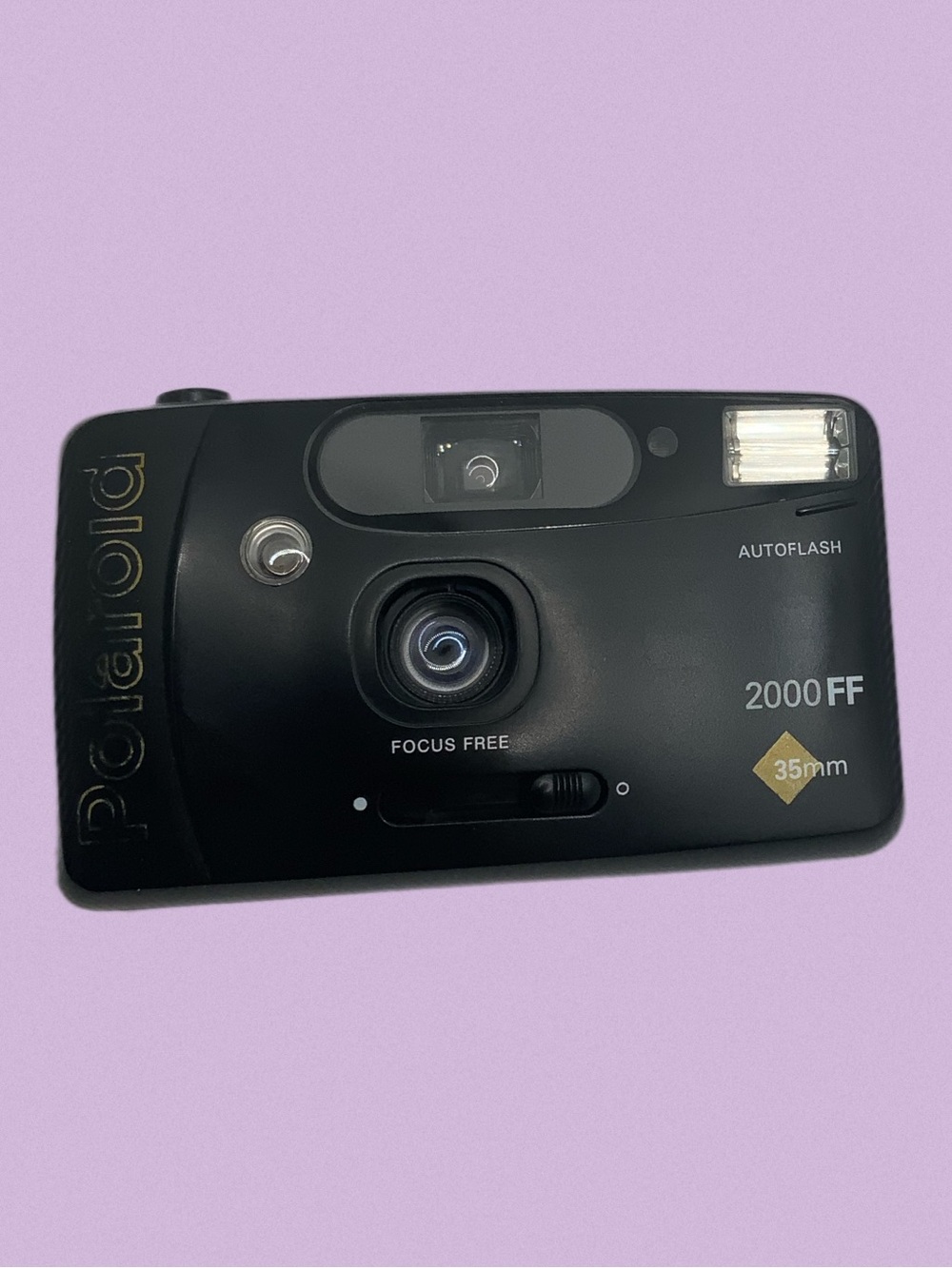 polaroid‎ 2000 ff vintage 90s 35mm film camera point and shoot built in flash